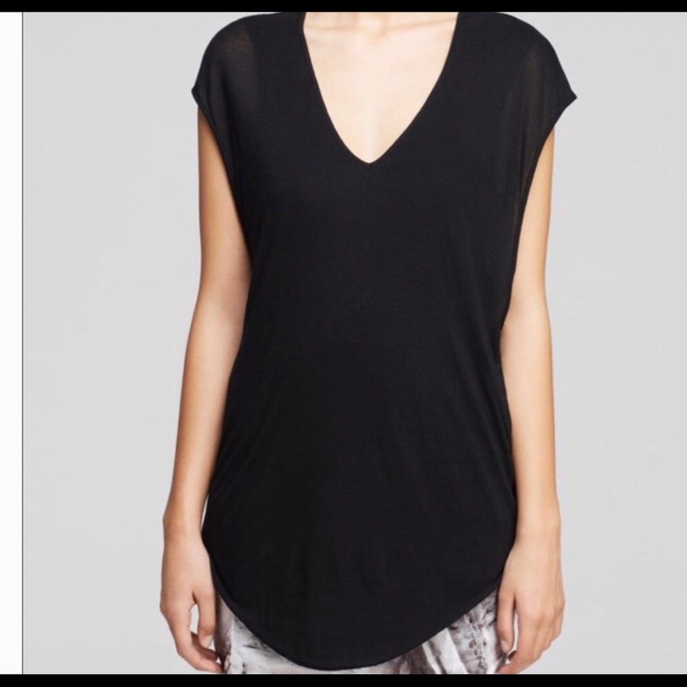 Helmet Lang Slack Twist Back Tank